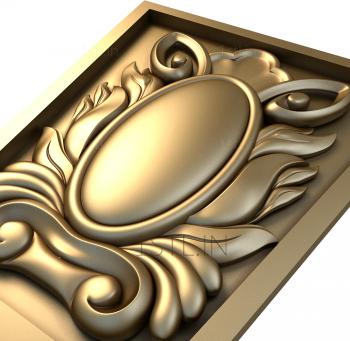 The panel is figured (PF_0112) 3D model for CNC machine