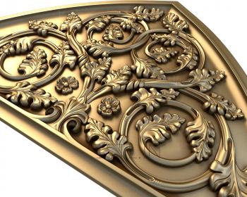 The panel is figured (PF_0117) 3D model for CNC machine