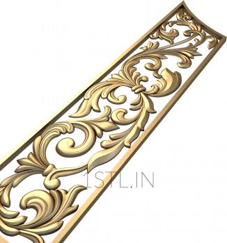 The panel is figured (PF_0118) 3D model for CNC machine