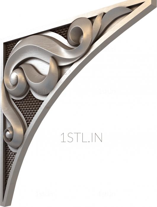 The panel is figured (PF_0128) 3D model for CNC machine