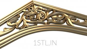 The panel is figured (PF_0135) 3D model for CNC machine