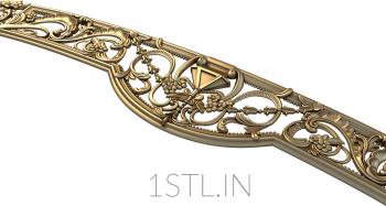 The panel is figured (PF_0146) 3D model for CNC machine