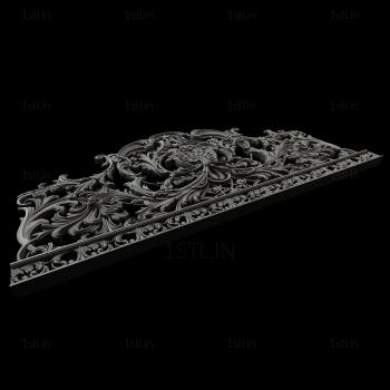 The panel is figured (PF_0152) 3D model for CNC machine