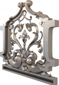 The panel is figured (PF_0153) 3D model for CNC machine