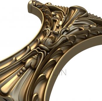 The panel is figured (PF_0154) 3D model for CNC machine