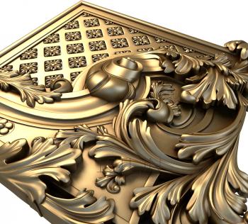 The panel is figured (PF_0163) 3D model for CNC machine
