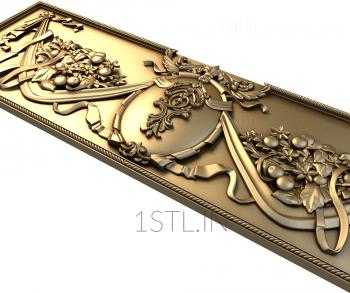 Horisontal panel (PG_0011) 3D model for CNC machine