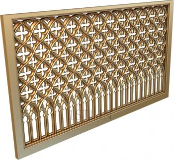 Horisontal panel (PG_0052) 3D model for CNC machine