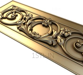 Horisontal panel (PG_0085) 3D model for CNC machine