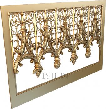 Horisontal panel (PG_0092) 3D model for CNC machine