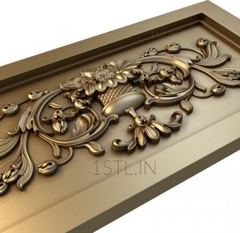 Horisontal panel (PG_0167) 3D model for CNC machine