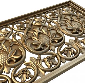 Horisontal panel (PG_0196) 3D model for CNC machine