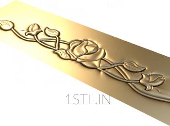 Horisontal panel (PG_0205) 3D model for CNC machine