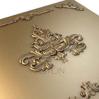 Horisontal panel (PG_0212) 3D model for CNC machine