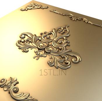 Horisontal panel (PG_0212) 3D model for CNC machine