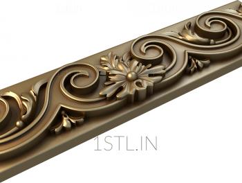 Horisontal panel (PG_0219) 3D model for CNC machine