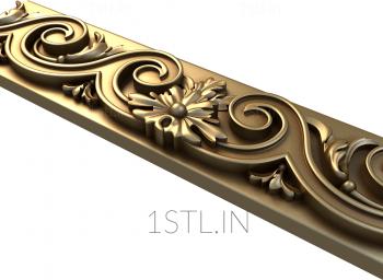 Horisontal panel (PG_0219) 3D model for CNC machine