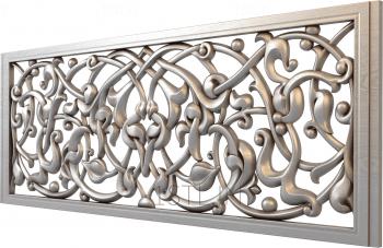 Horisontal panel (PG_0298) 3D model for CNC machine