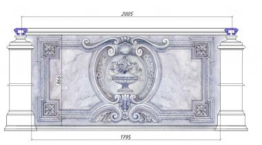 Horisontal panel (PG_0400) 3D model for CNC machine