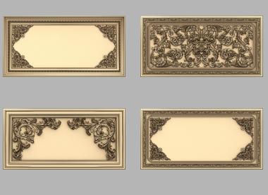 Horisontal panel (PG_0402) 3D model for CNC machine