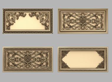 Horisontal panel (PG_0402) 3D model for CNC machine