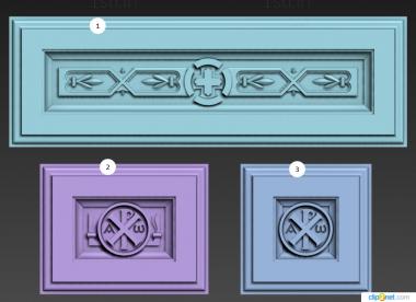 Horisontal panel (PG_0410) 3D model for CNC machine