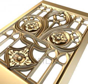 Vertical panel (PV_0032) 3D model for CNC machine