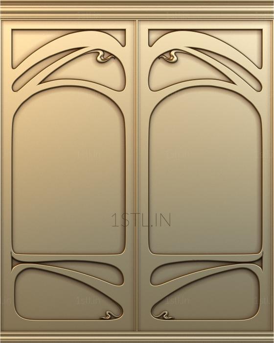 Vertical panel (PV_0057) 3D model for CNC machine