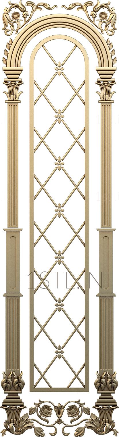 Vertical panel (PV_0082) 3D model for CNC machine