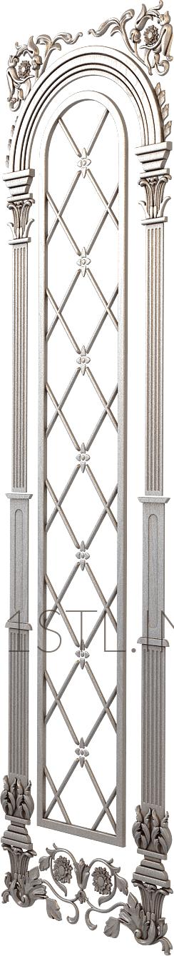 Vertical panel (PV_0082) 3D model for CNC machine