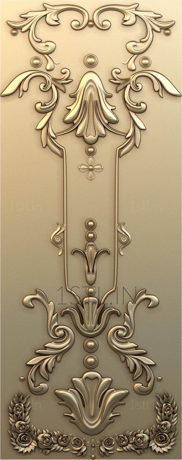 Vertical panel (PV_0114) 3D model for CNC machine