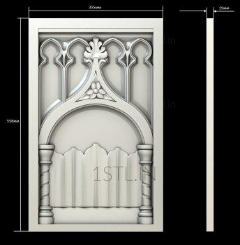 Vertical panel (PV_0423) 3D model for CNC machine