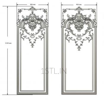 Vertical panel (PV_0436) 3D model for CNC machine