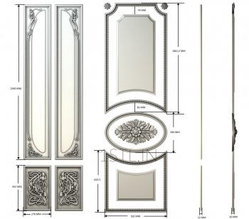 Vertical panel (PV_0437) 3D model for CNC machine