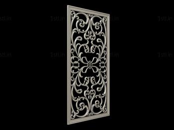 Vertical panel (PV_0448) 3D model for CNC machine