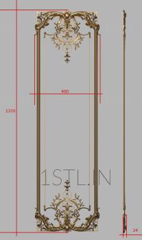 Vertical panel (PV_0490) 3D model for CNC machine