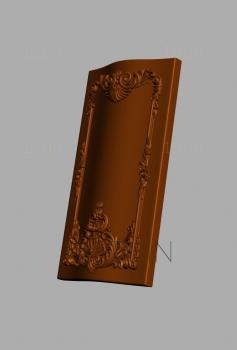 Vertical panel (PV_0491) 3D model for CNC machine