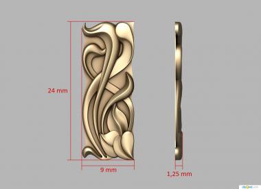 Vertical panel (PV_0498) 3D model for CNC machine