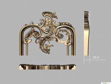 Vertical panel (PV_0509) 3D model for CNC machine