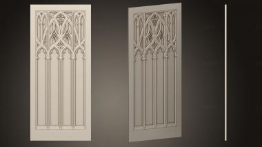 Vertical panel (PV_0527) 3D model for CNC machine