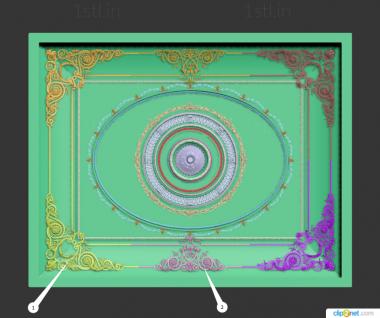 Vertical panel (PV_0557) 3D model for CNC machine