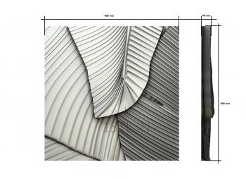 Art panel (PD_0360) 3D model for CNC machine