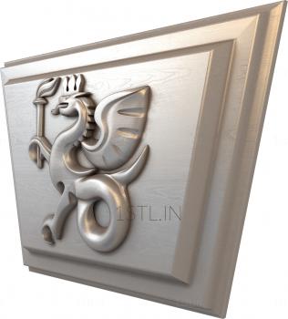 Art panel (PD_0375) 3D model for CNC machine