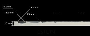 Art panel (PD_0418) 3D model for CNC machine