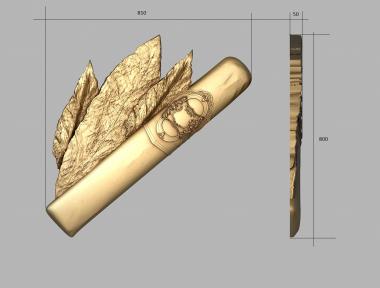 Art panel (PD_0568) 3D model for CNC machine