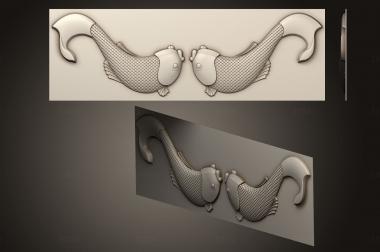 Art panel (PD_0574) 3D model for CNC machine