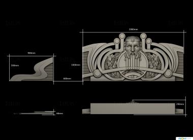 Art pano (PH_0690) 3D model for CNC machine