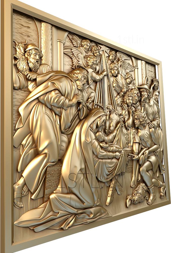 Religious panels (PR_0002) 3D model for CNC machine