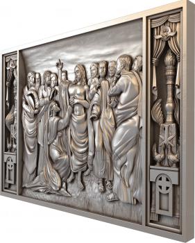 Religious panels (PR_0030) 3D model for CNC machine