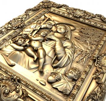 Religious panels (PR_0038) 3D model for CNC machine